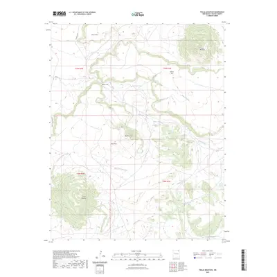 2023 Map of Tinaja Mountain, 2023 Print