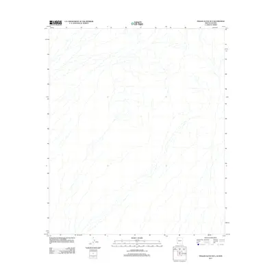 2011 Map of Tinajas Altas OE S, 2011 Print