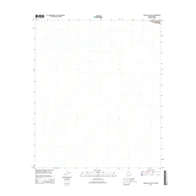 2014 Map of Tinajas Altas OE S, 2014 Print