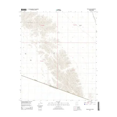 2014 Map of Tinajas Altas, 2014 Print