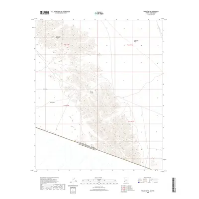 2018 Map of Tinajas Altas, 2018 Print