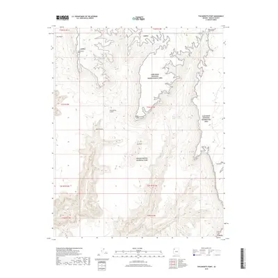 2018 Map of Tincanebitts Point, 2018 Print
