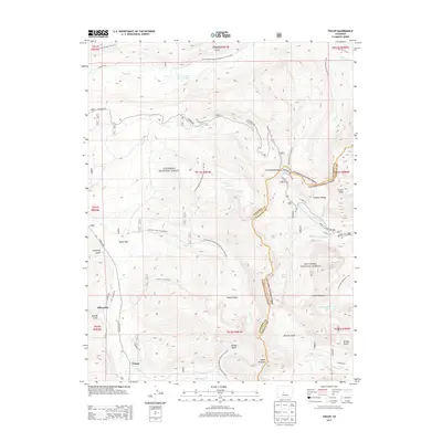 2013 Map of Tincup, 2013 Print