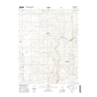 2016 Map of Tincup, 2016 Print