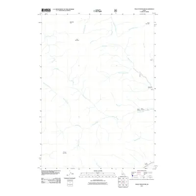 2011 Map of Tincup Mountain, 2011 Print