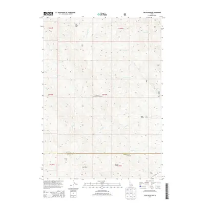 2013 Map of Tincup Mountain, 2013 Print