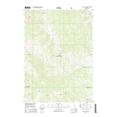 2017 Map of Tincup Mountain, 2017 Print