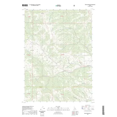 2023 Map of Tincup Mountain, 2023 Print