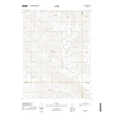 2018 Map of Tingley NE, 2018 Print