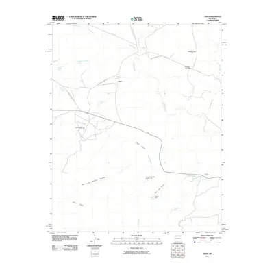 2010 Map of Tinian, 2010 Print