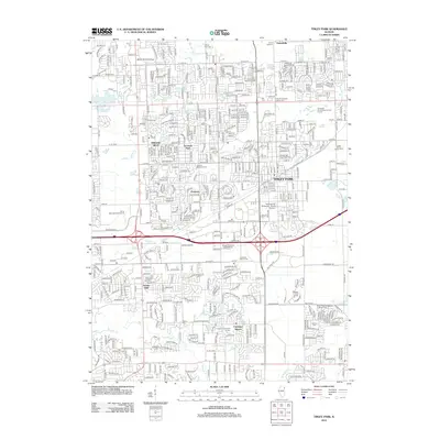 2012 Map of Tinley Park, 2012 Print
