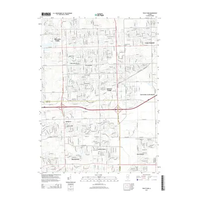 2015 Map of Tinley Park, 2015 Print