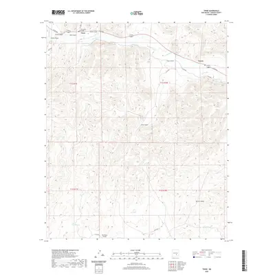 2020 Map of Tinnie, 2020 Print