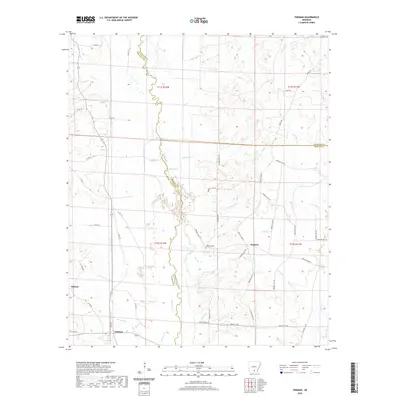 2020 Map of Tinsman, 2020 Print