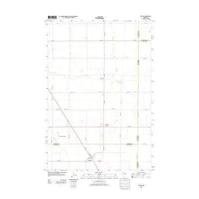 2013 Map of Tintah, 2013 Print