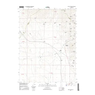 2017 Map of Tintic Junction, 2017 Print