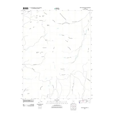 2010 Map of Tintic Mountain, 2010 Print