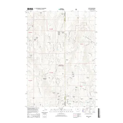 2015 Map of Tinton, 2015 Print