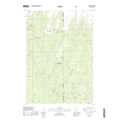 2017 Map of Tinton, 2017 Print
