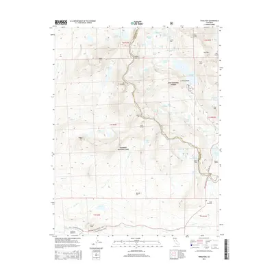 2015 Map of Tioga Pass, 2015 Print