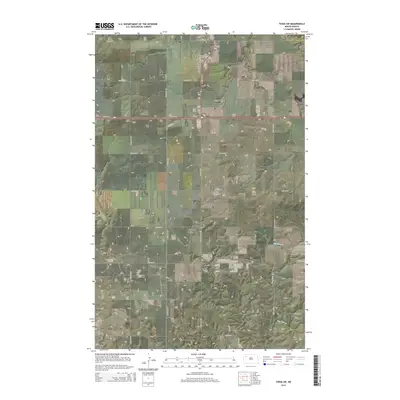 2014 Map of Tioga SW, 2014 Print
