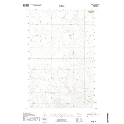 2017 Map of Tioga SW, 2017 Print
