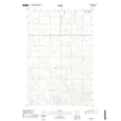 2020 Map of Tioga SW, 2020 Print