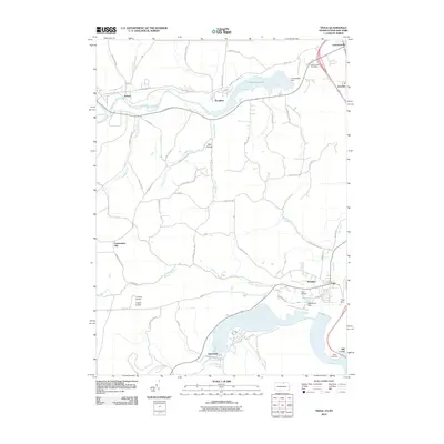 2010 Map of Tioga, 2010 Print