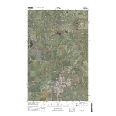 2014 Map of Tioga, 2014 Print