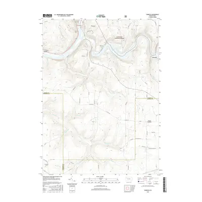 2016 Map of Tionesta, 2016 Print