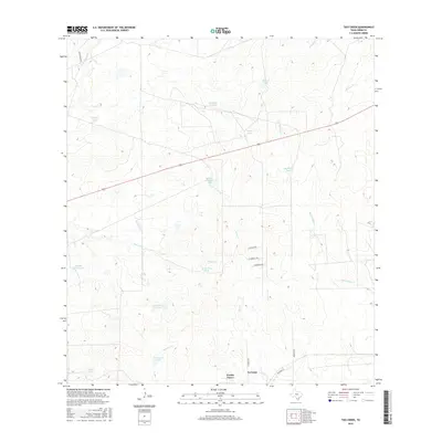 2016 Map of Tios Creek, 2016 Print