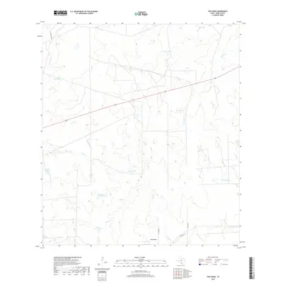 2019 Map of Tios Creek, 2019 Print