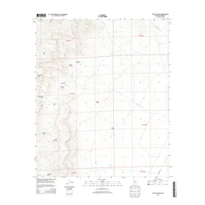 2013 Map of Tip Top Canyon, 2013 Print