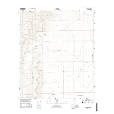 2017 Map of Tip Top Canyon, 2017 Print