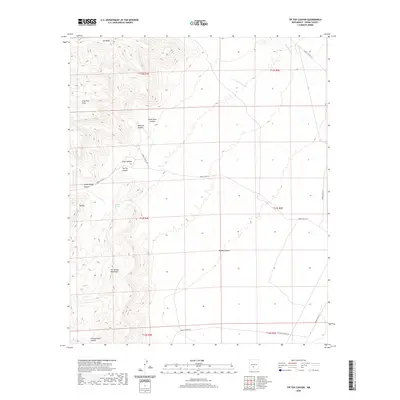 2020 Map of Tip Top Canyon, 2020 Print