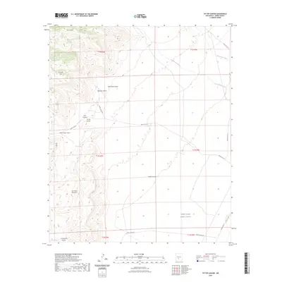 2023 Map of Tip Top Canyon, 2023 Print