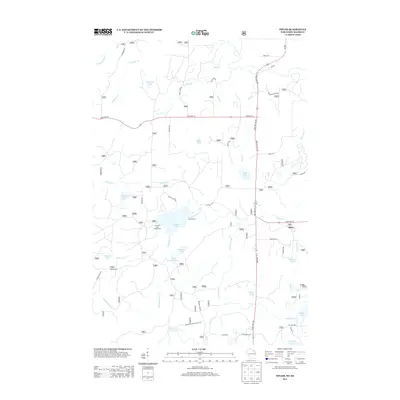 2013 Map of Tipler, 2013 Print