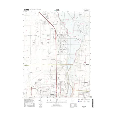2016 Map of Tipp City, 2016 Print