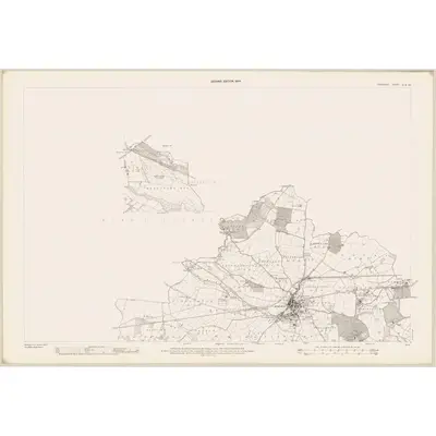1902 Map of Tipperary - Sheet 12 & 12A, 1904 Print