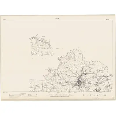 1954 Map of Tipperary - Sheet 12 & 12A, 1964 Print