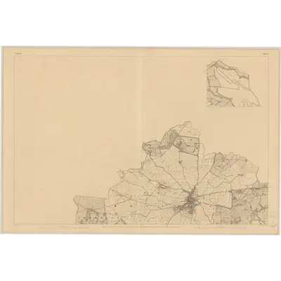 1840 Map of Tipperary - Sheet 12 [with inset 12A], 1843 Print