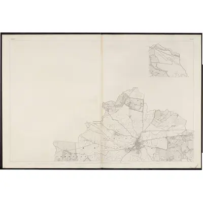 1840 Map of Tipperary - Sheet 12 [with inset 12A], 1861 Print