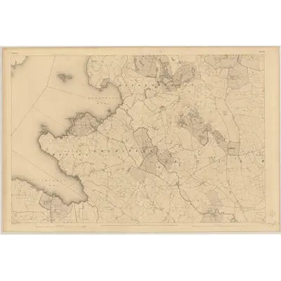 1840 Map of Tipperary - Sheet 14, 1843 Print
