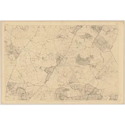 1840 Map of Tipperary - Sheet 15, 1843 Print