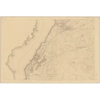 1840 Map of Tipperary - Sheet 19, 1843 Print