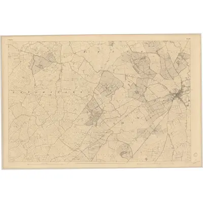 1840 Map of Tipperary - Sheet 20, 1843 Print