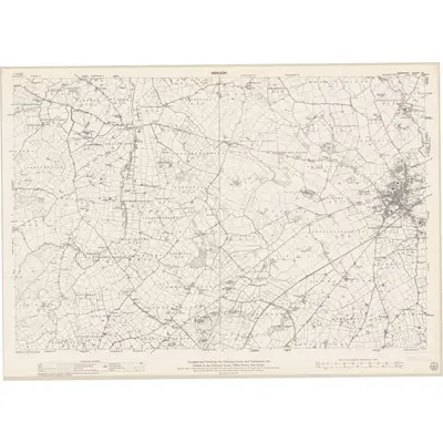 1954 Map of Tipperary - Sheet 20, 1966 Print