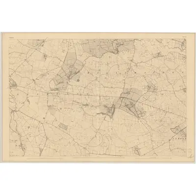 1840 Map of Tipperary - Sheet 21, 1843 Print