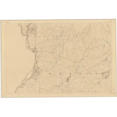 1840 Map of Tipperary - Sheet 25, 1843 Print