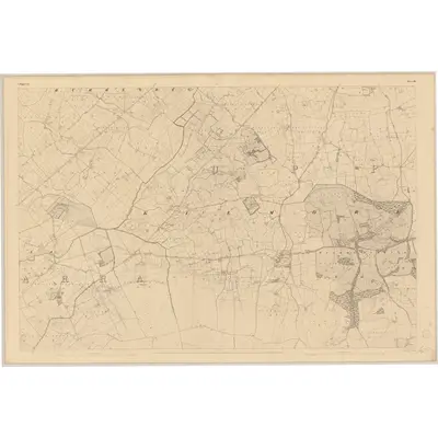 1840 Map of Tipperary - Sheet 26, 1843 Print